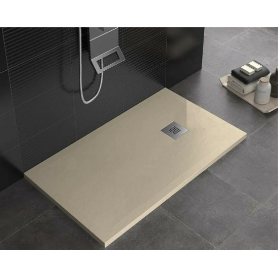 Ντουζιέρα Τετράγωνη Karag Pietra 80X80 Cream Ντουζιέρα Τετράγωνη Karag Pietra 80X80 Cream